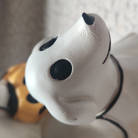 Halloween, Ghost With Pink Bow And Walking Ghost Dog W Pumpkin Figurine Pumpkin - Picture 6 of 8